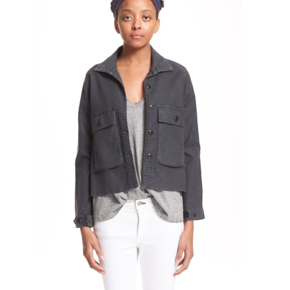 The Great Swing Army Jacket - Gray - Picture 1 of 6